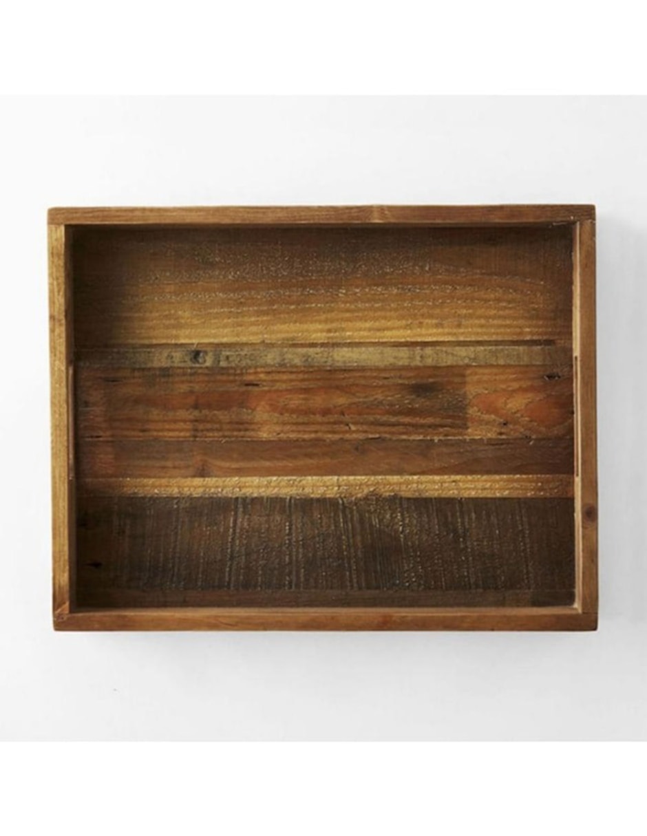 Charola multiusos Reclaimed Wood de madera