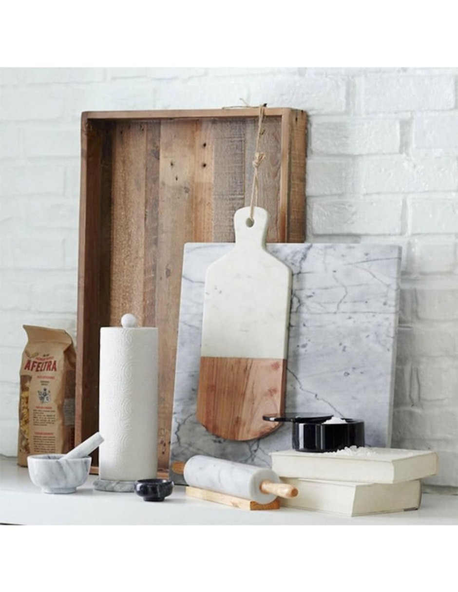 Charola multiusos Reclaimed Wood de madera 4