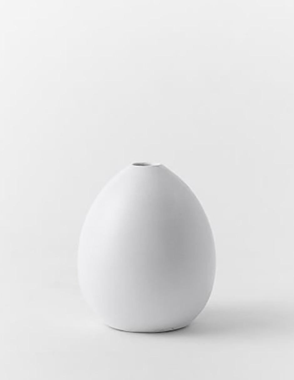 Florero Pure Egg de cerámica