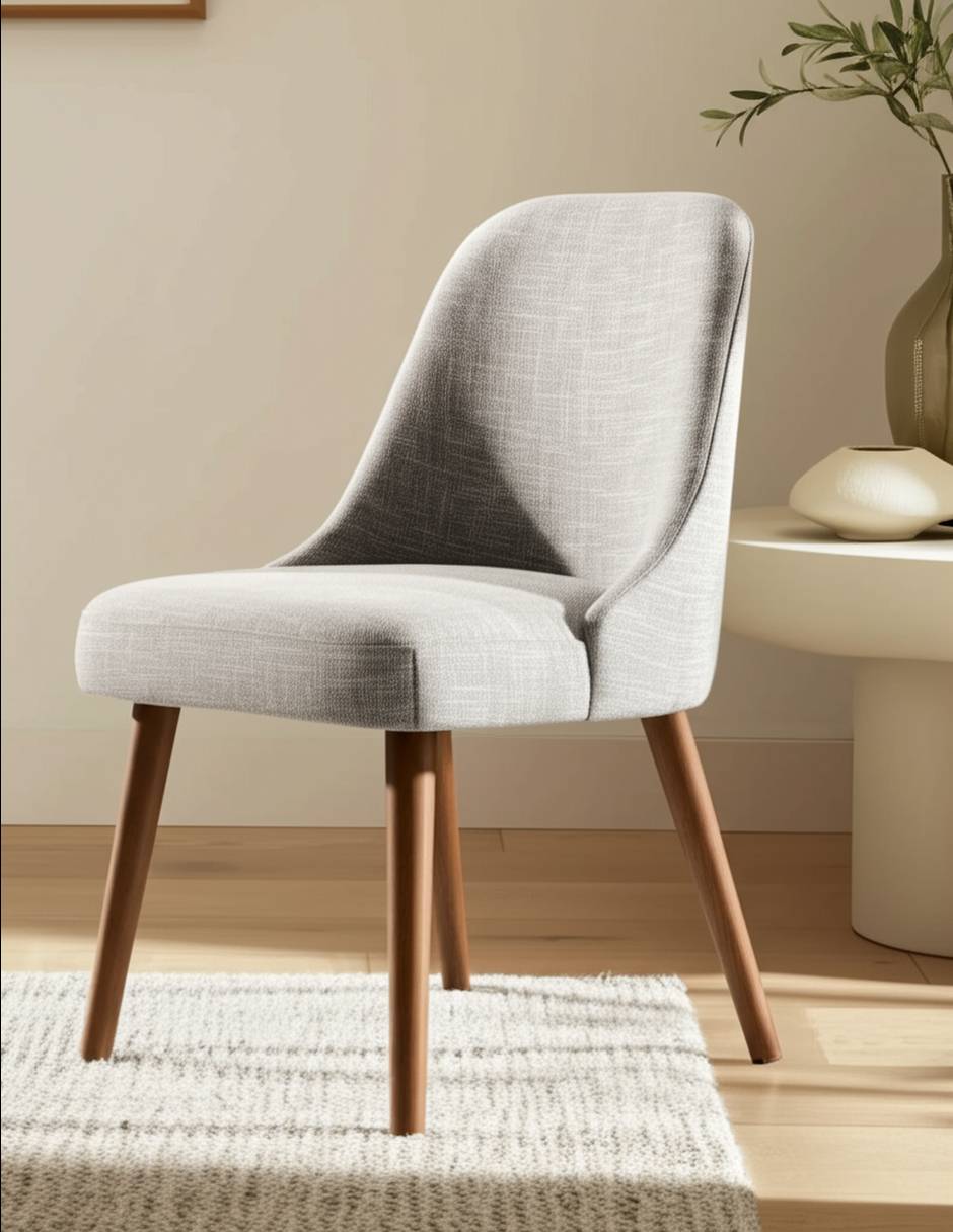 Silla Mid-Century de madera Silla Mid-Century de madera