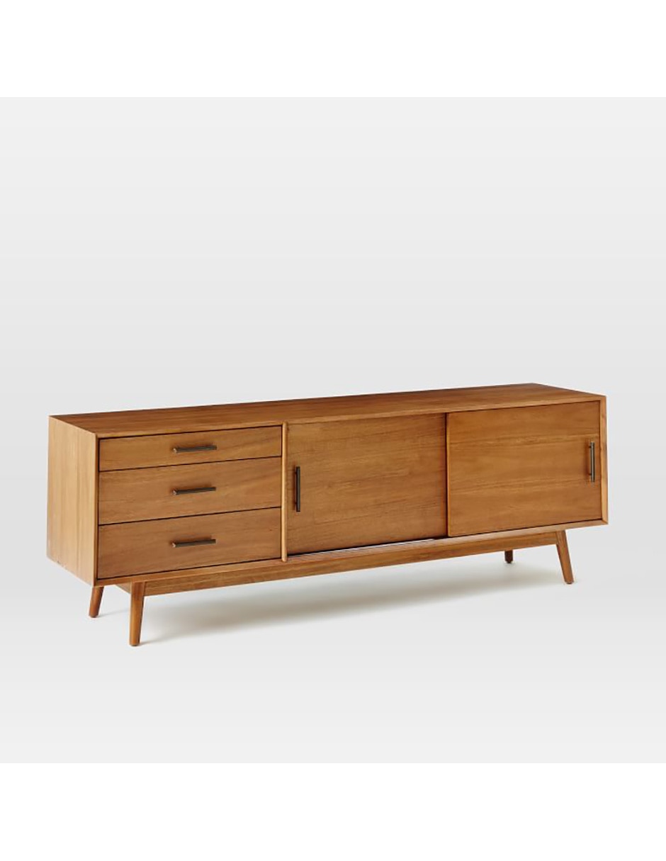Consola Mid Century de madera Consola Mid Century de madera