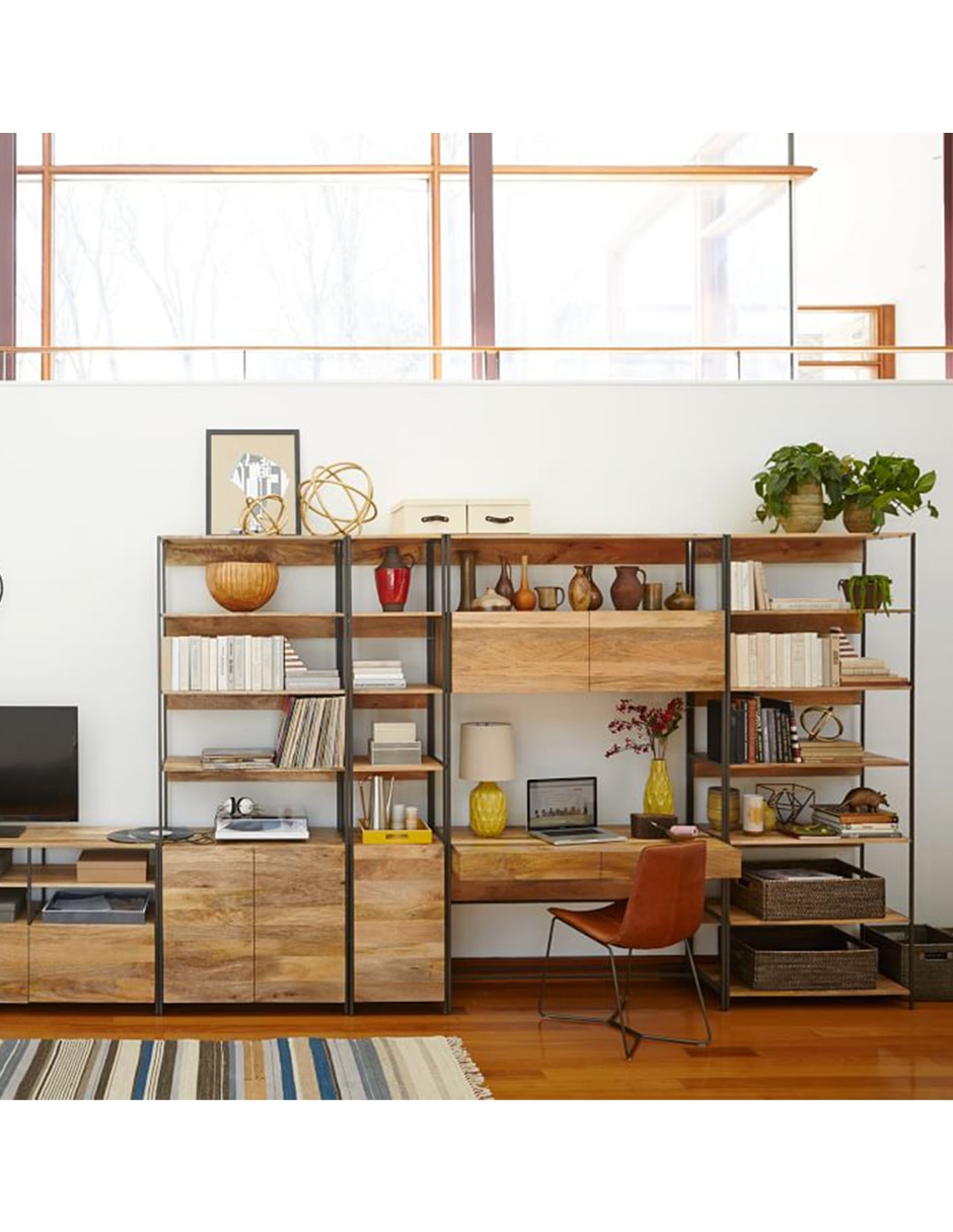 Librero Industrial Storage de madera 15