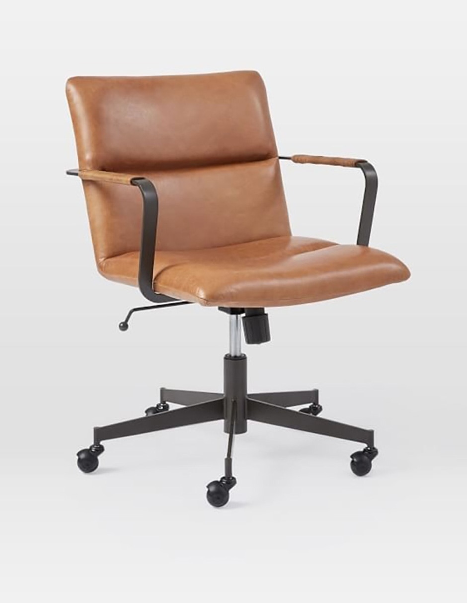 Silla de oficina Cooper de piel