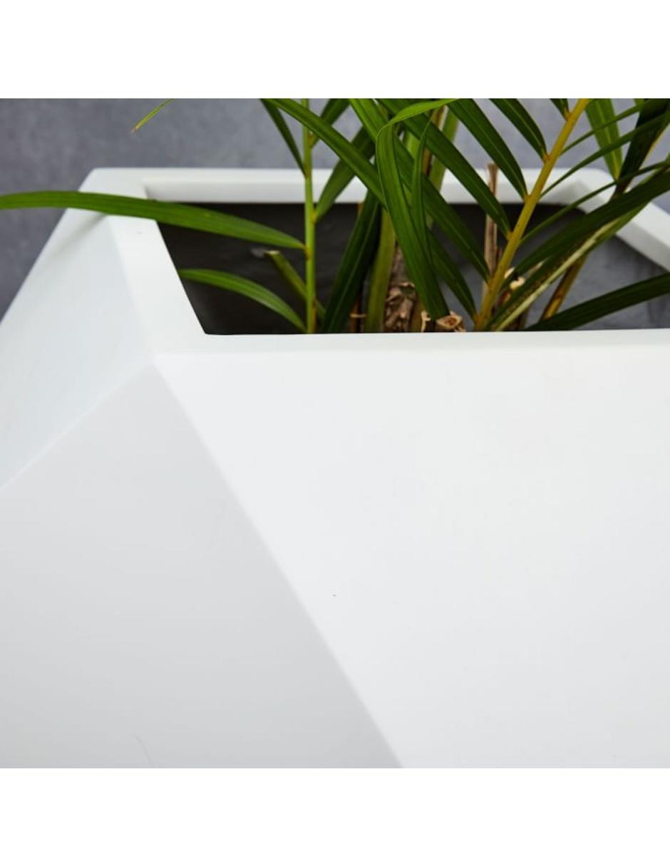 Maceta Exterior Faceted de piedra 3