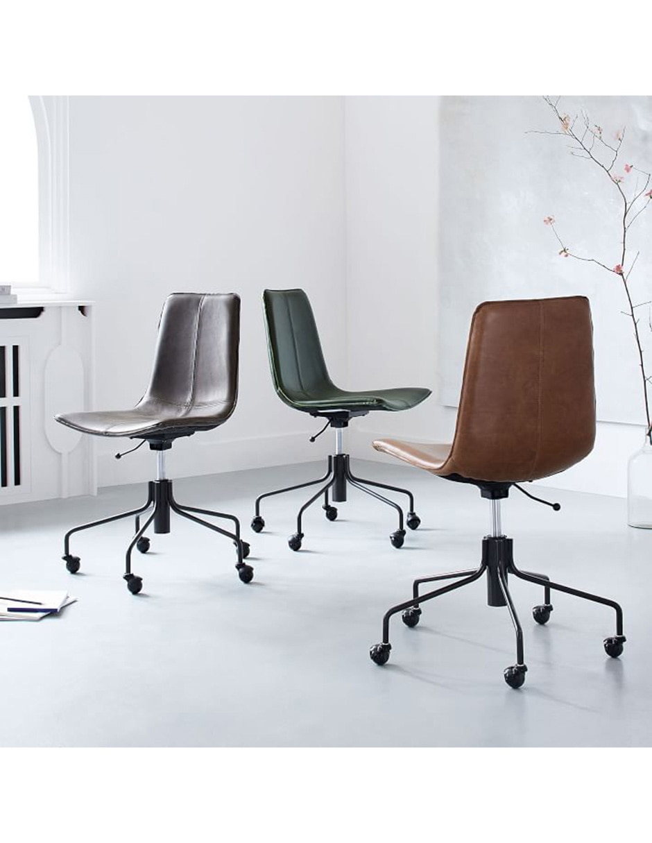 Silla de oficina Slope de piel