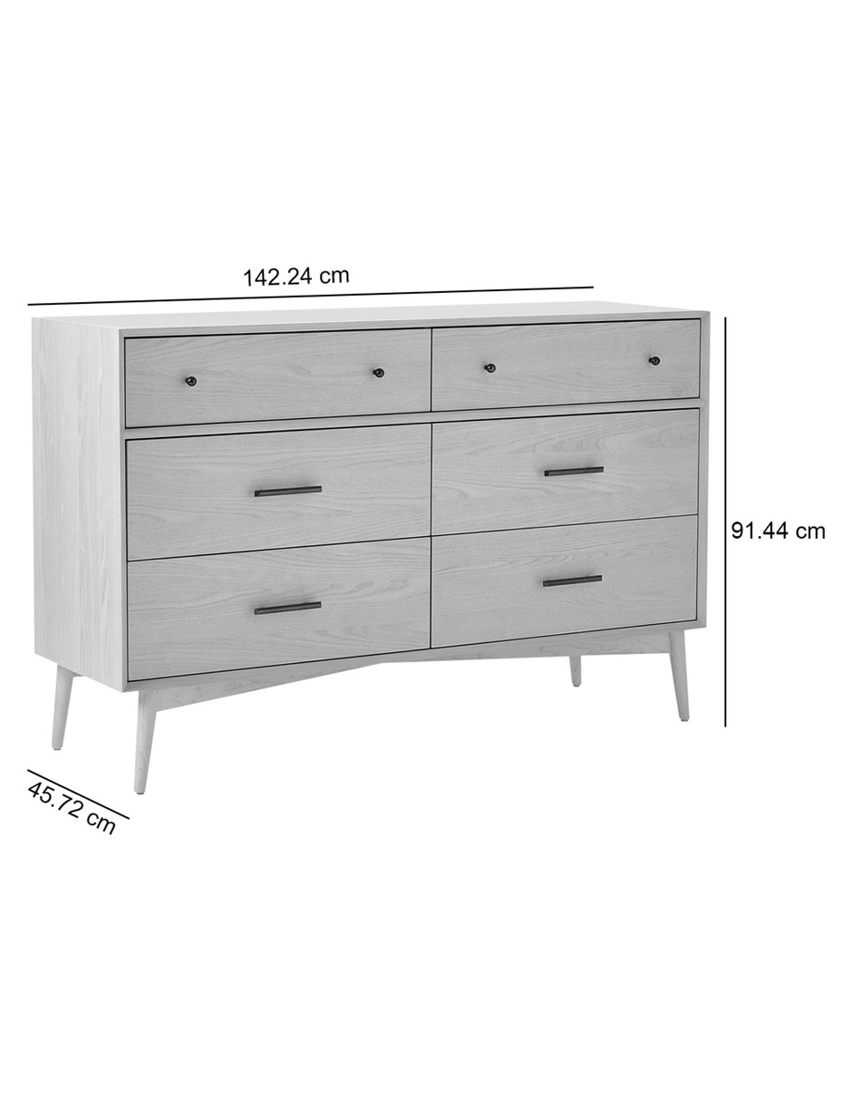 Cómoda Mid Century de madera 5