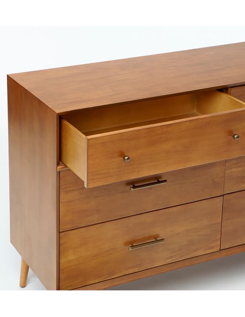 Cómoda Mid Century de madera