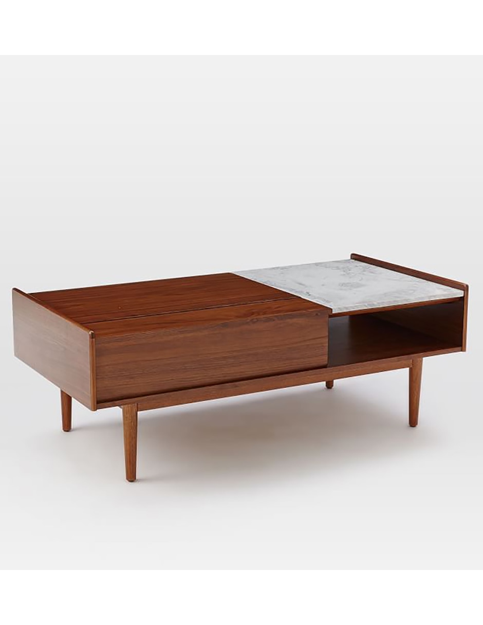 Mesa de centro mid-century pop up West Elm