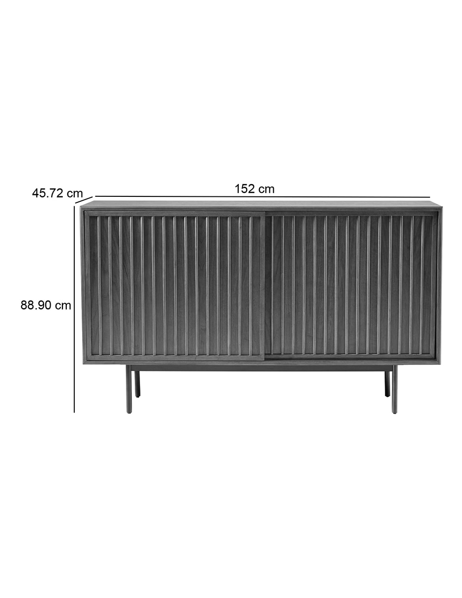 Buffet Slatted de madera 6