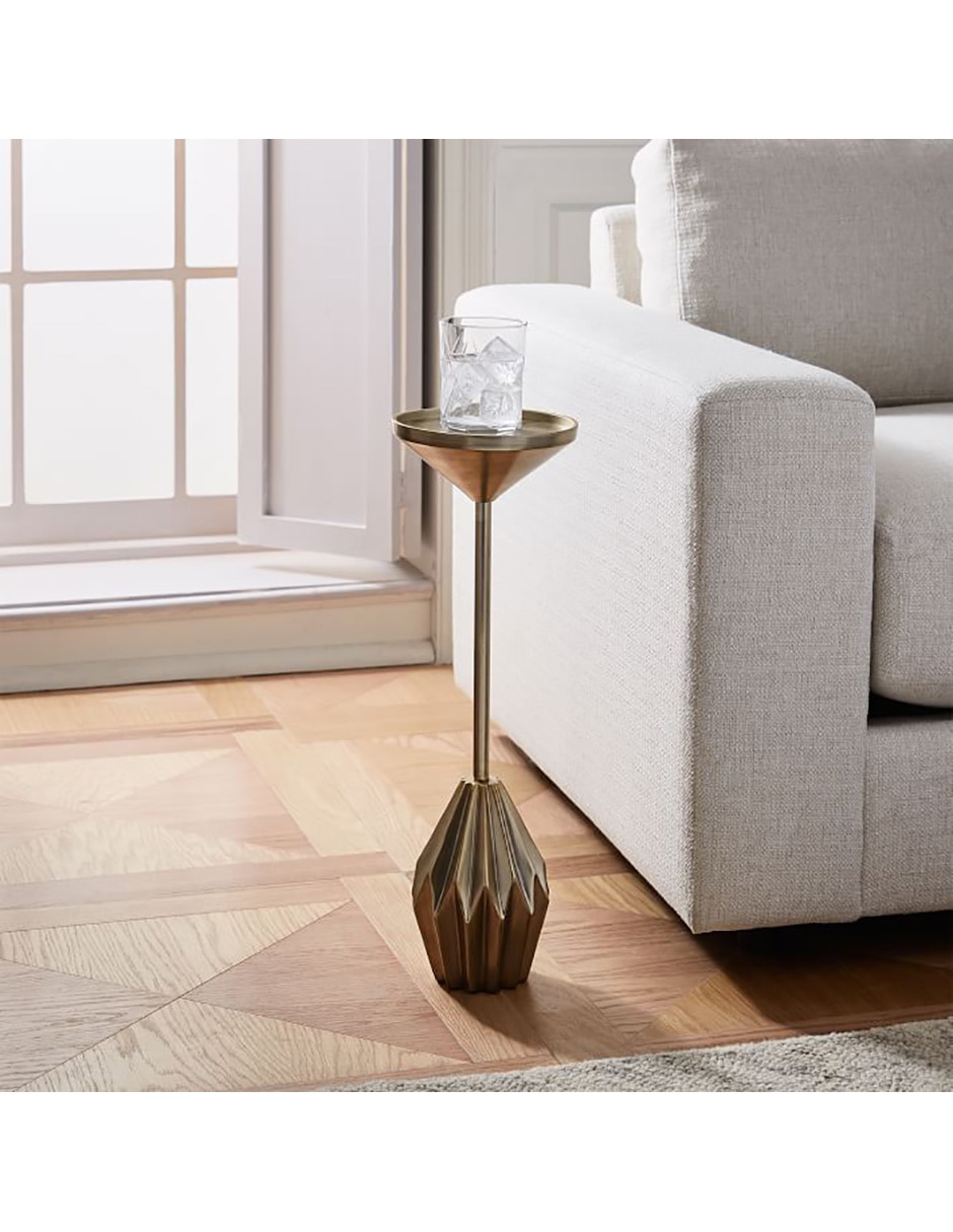 Mesa lateral armable Faceted Brass