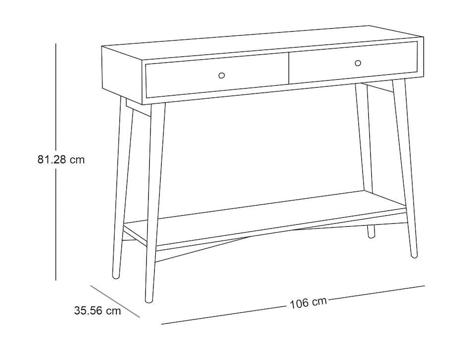 Consola Profile de madera 4