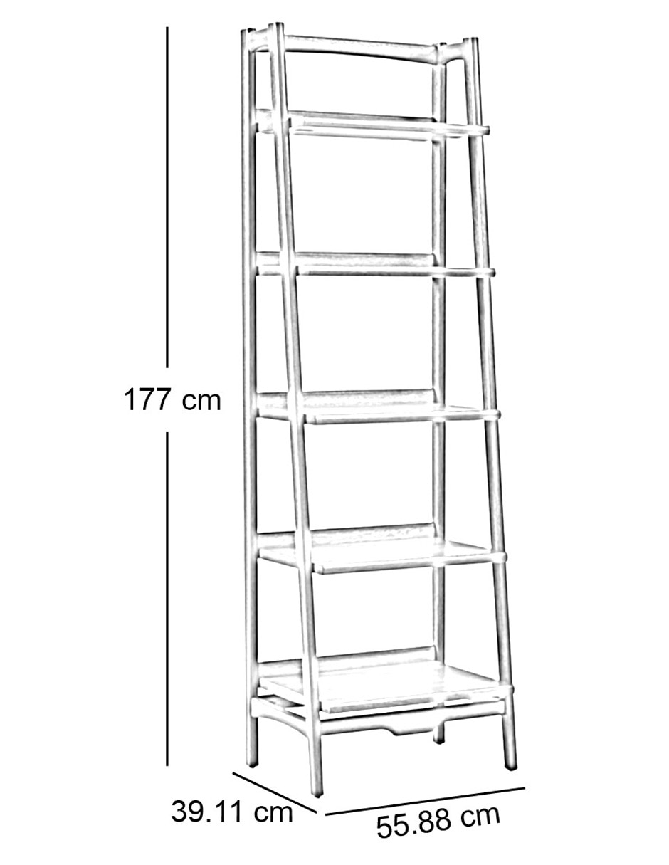 Librero armable de madera