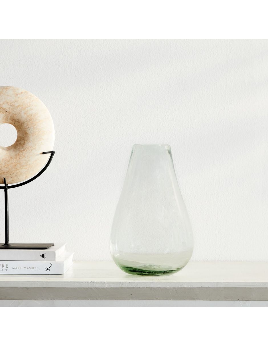 Florero Pure Glass Raindrop de vidrio 1