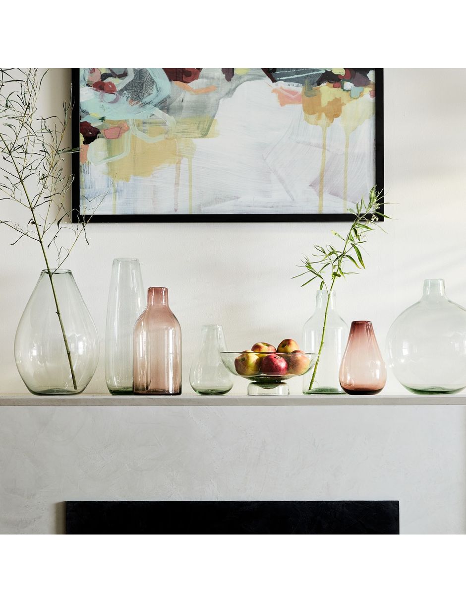 Florero Pure Glass Raindrop de vidrio 4