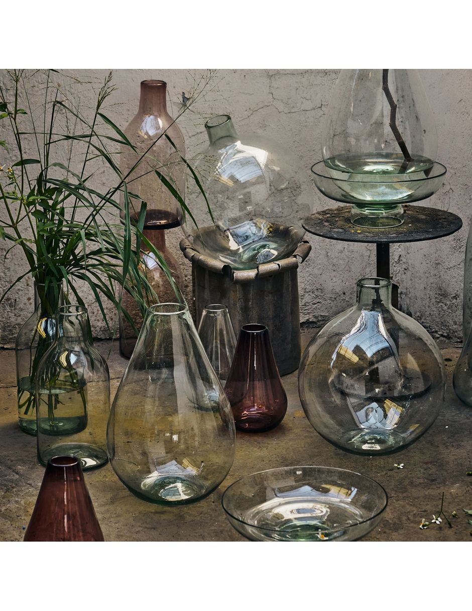 Florero Pure Glass Raindrop de vidrio 8