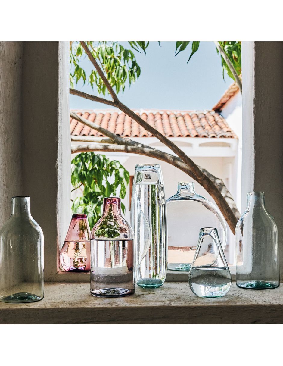 Florero Pure Glass Raindrop de vidrio 3