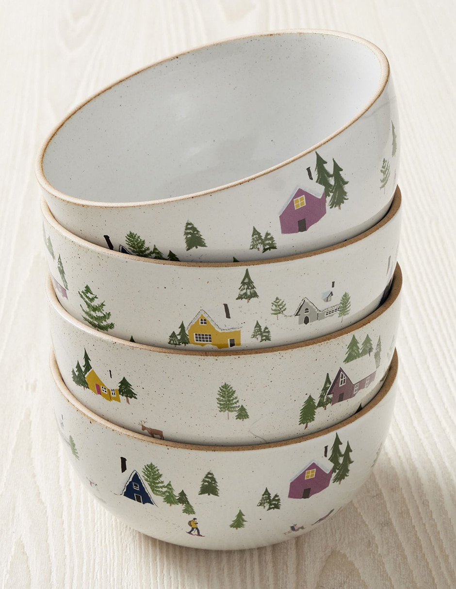 Bowl Holiday Skiers de gres 3