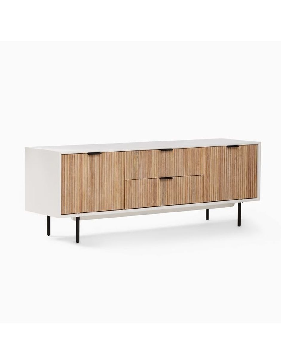 Consola Quinn de madera