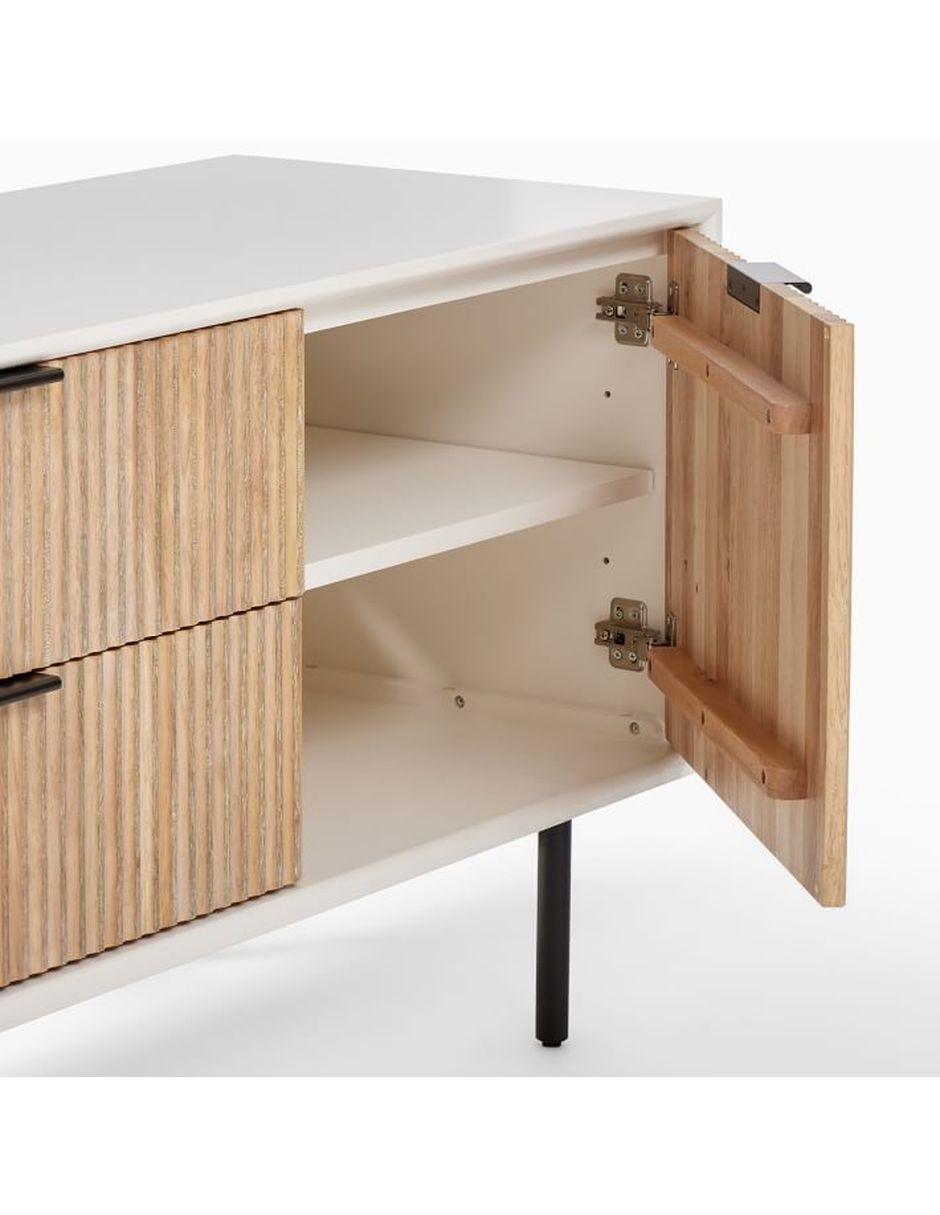 Consola Quinn de madera