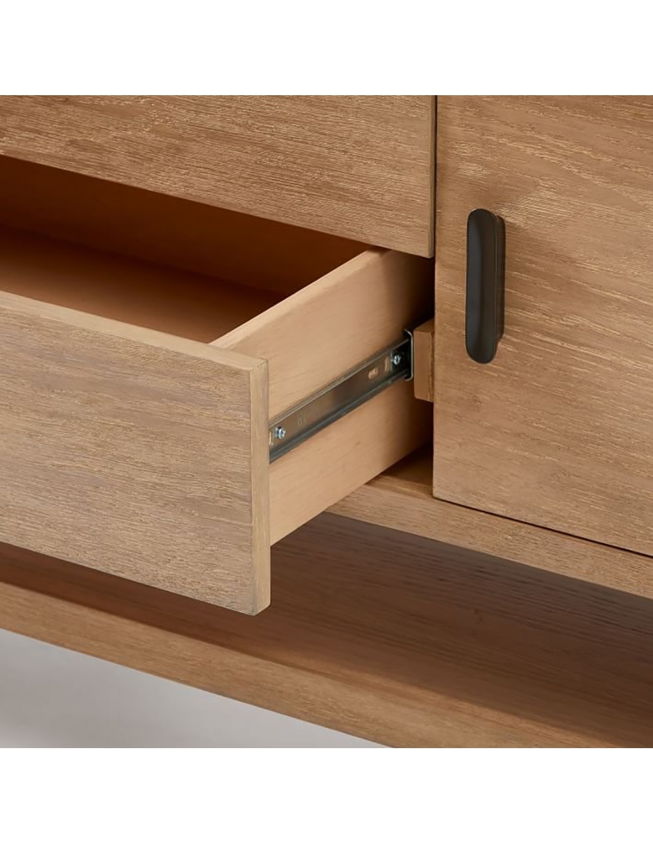Consola Hargrove de madera