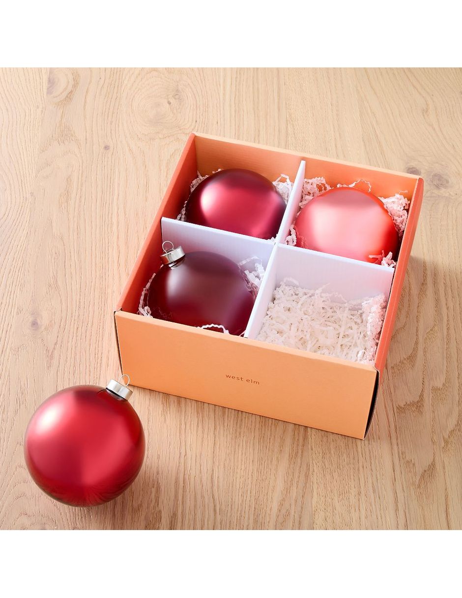 Set de esfera navideña con 4 piezas