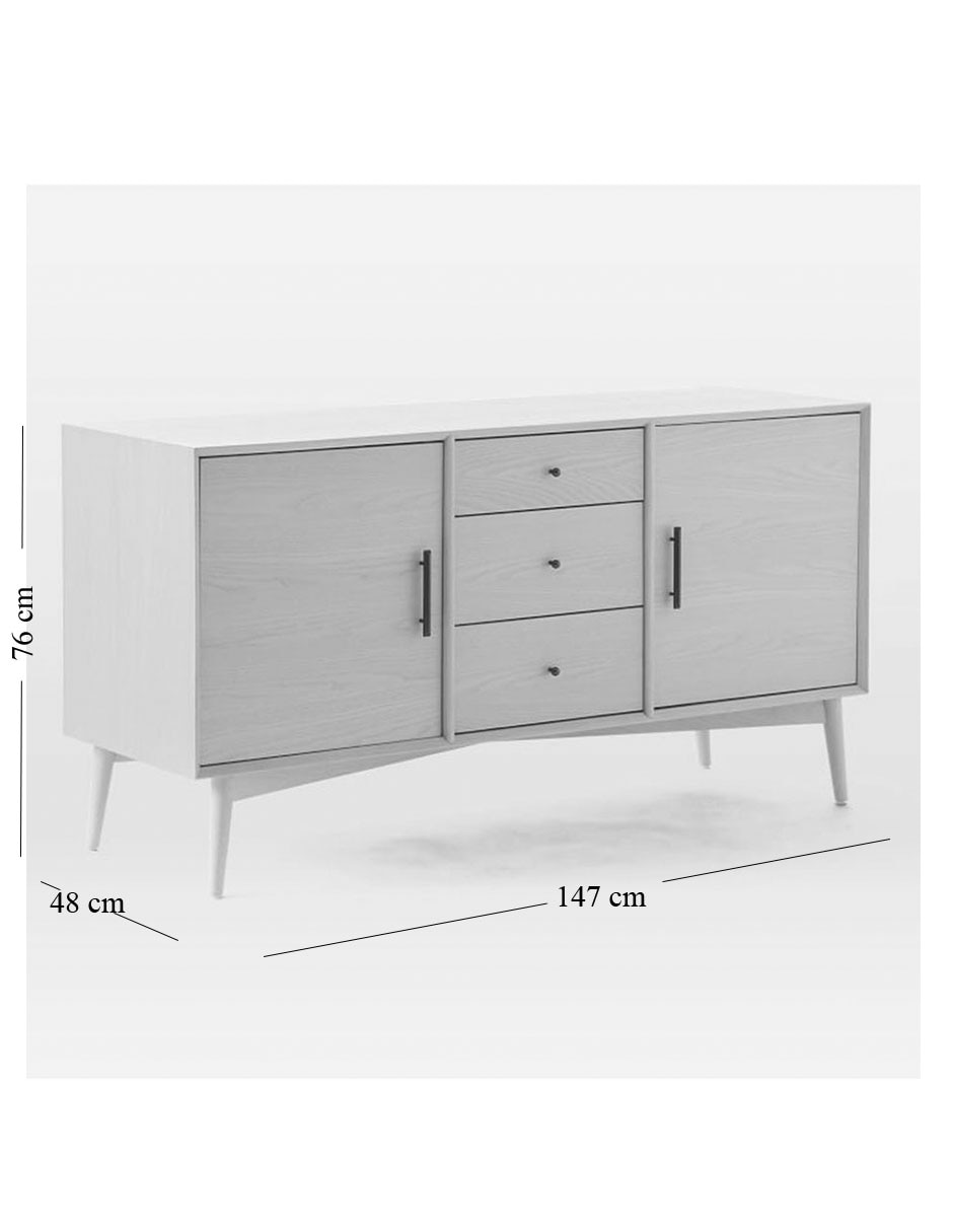Buffet mid-century de madera