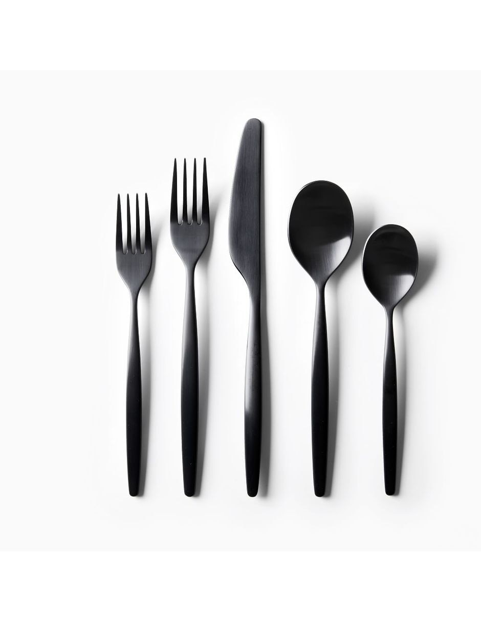 Set cubiertos Sidney Flatware de acero inoxidable 5 piezas