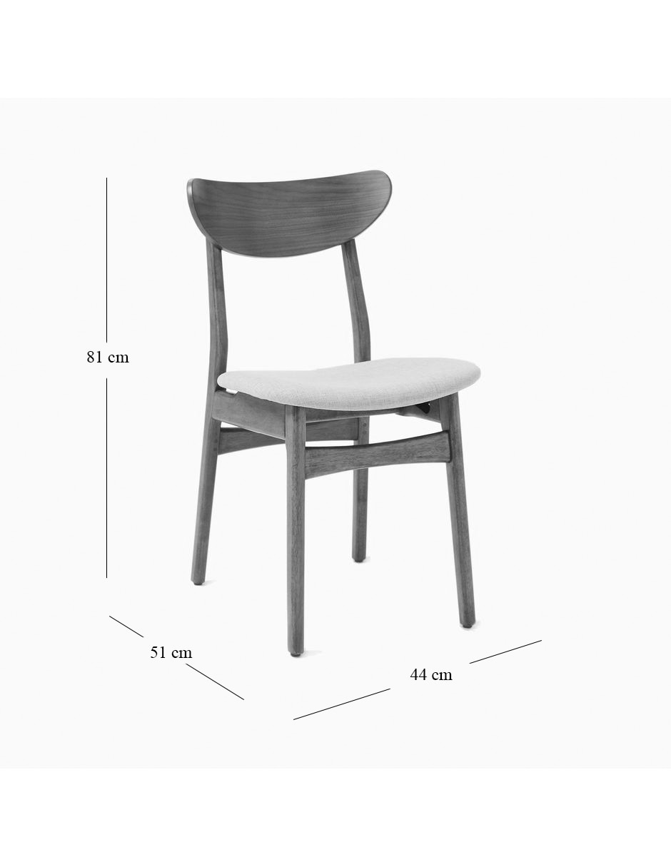 Set de sillas 2 piezas Classic de madera 4