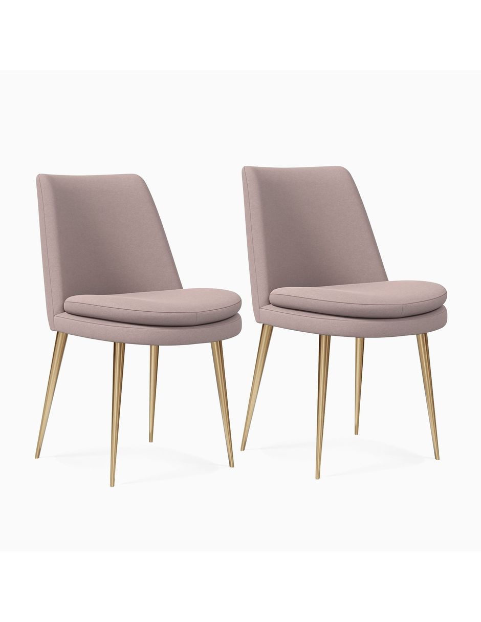 Set de sillas 2 piezas Finley Low-Back de metal