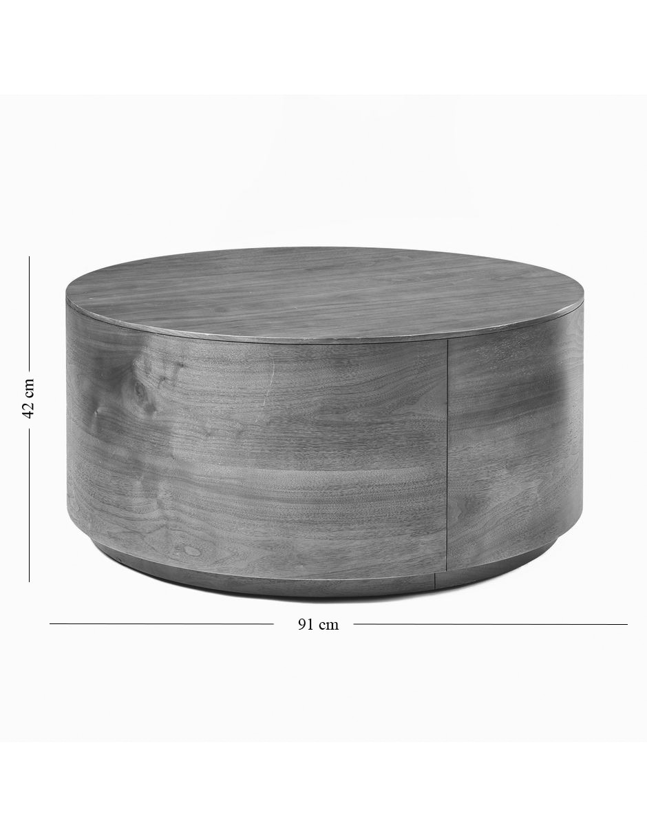 Mesa de centro Volume Round Drum