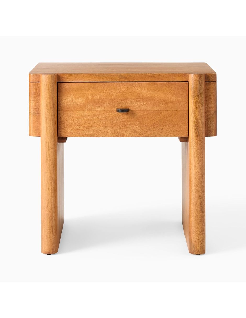 Buró otto nightstand de madera 2