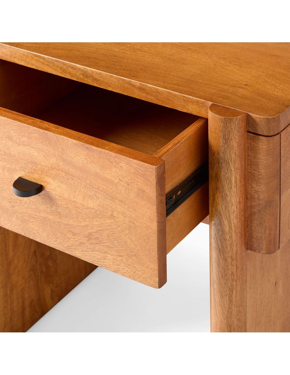 Buró otto nightstand de madera 5