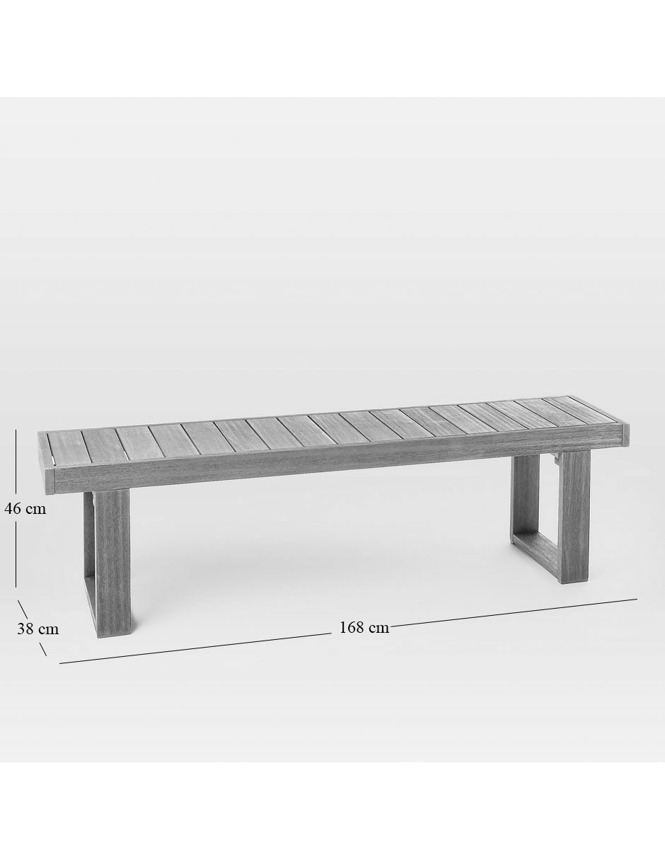Banca Portside Wood de madera