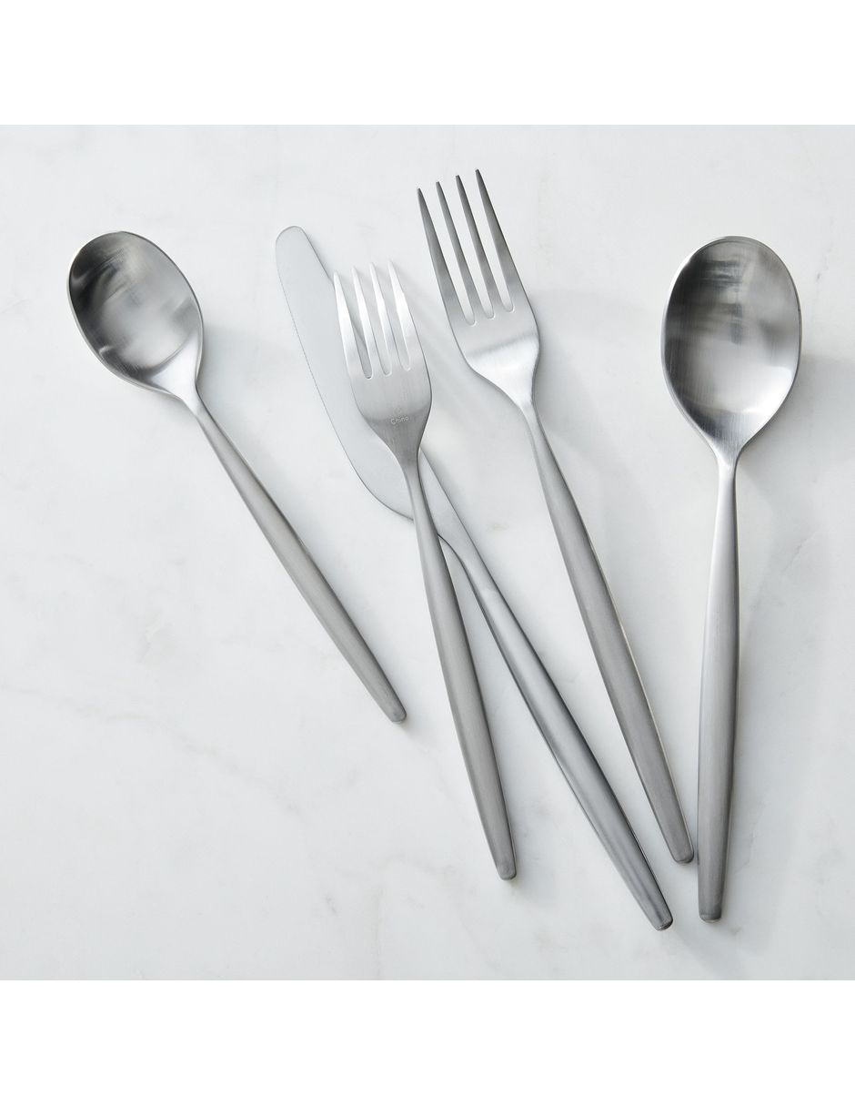 Set cubiertos sidney flatware de acero inoxidable 5 piezas