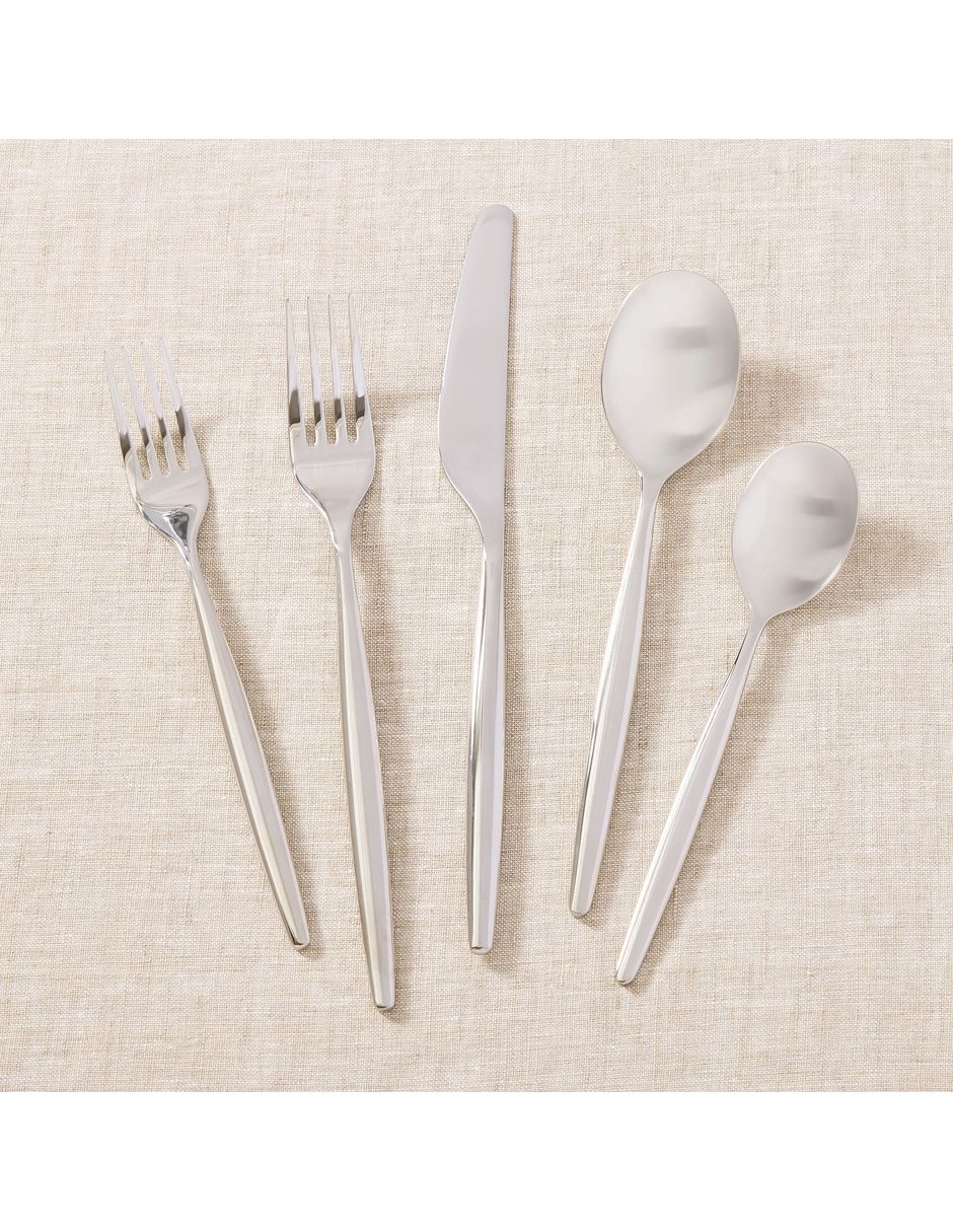 Set cubiertos sidney flatware de acero inoxidable 5 piezas 3