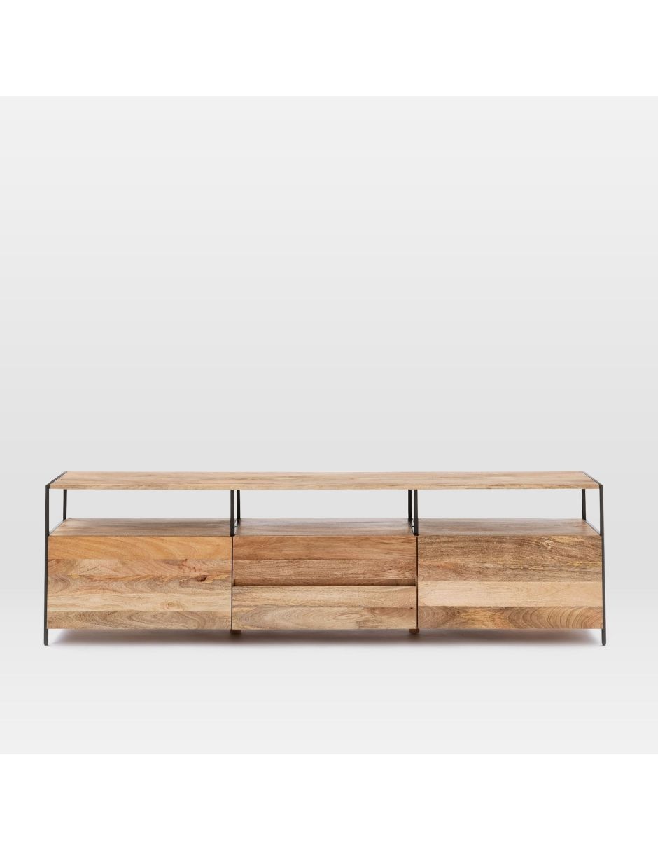 Consola Industrial Storage de madera