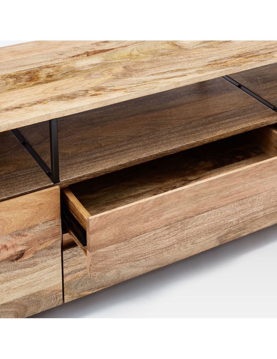 Consola Industrial Storage de madera