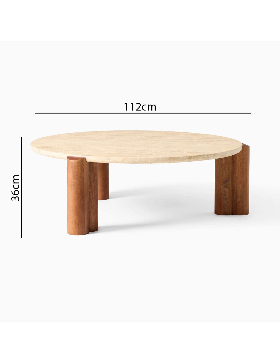 Mesa de centro Travertine 5