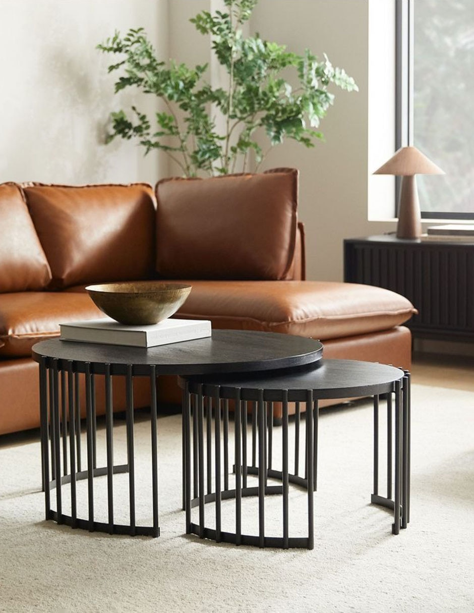Mesa de centro armable spoke nesting