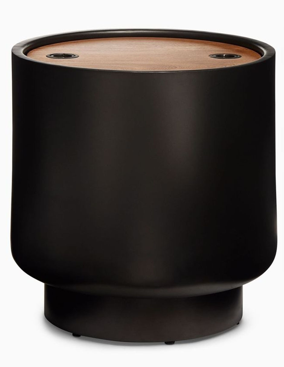 Mesa de centro armable drum storage