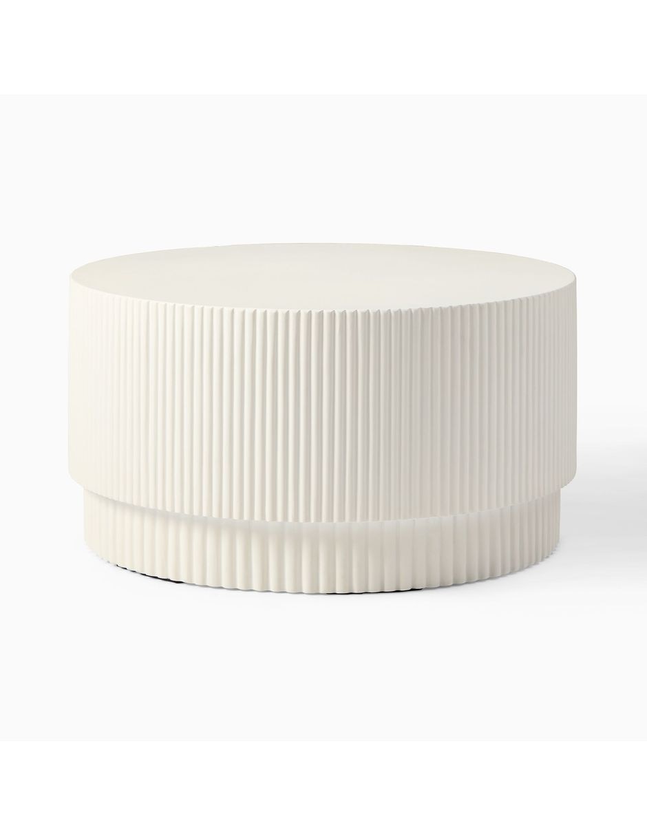 Mesa de centro fluted