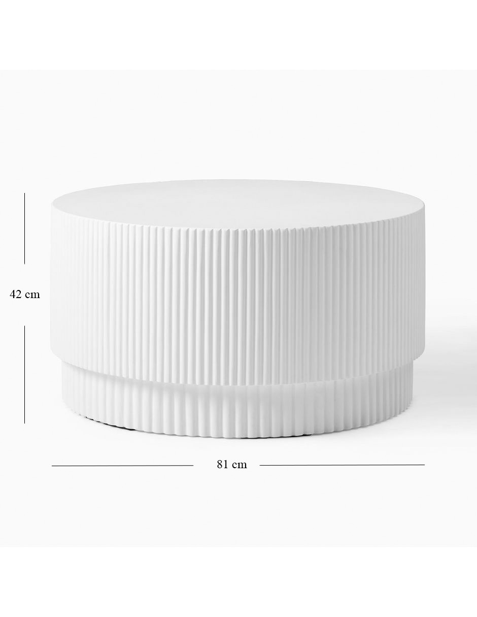 Mesa de centro fluted 5