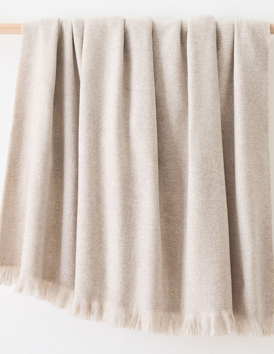 Frazada de tejido plano Brushed Woven Throw 1