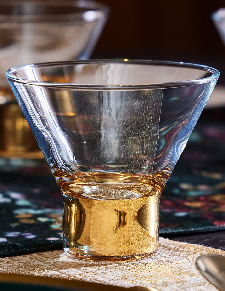 Set de vasos para agua Bijou de vidrio con 4 piezas