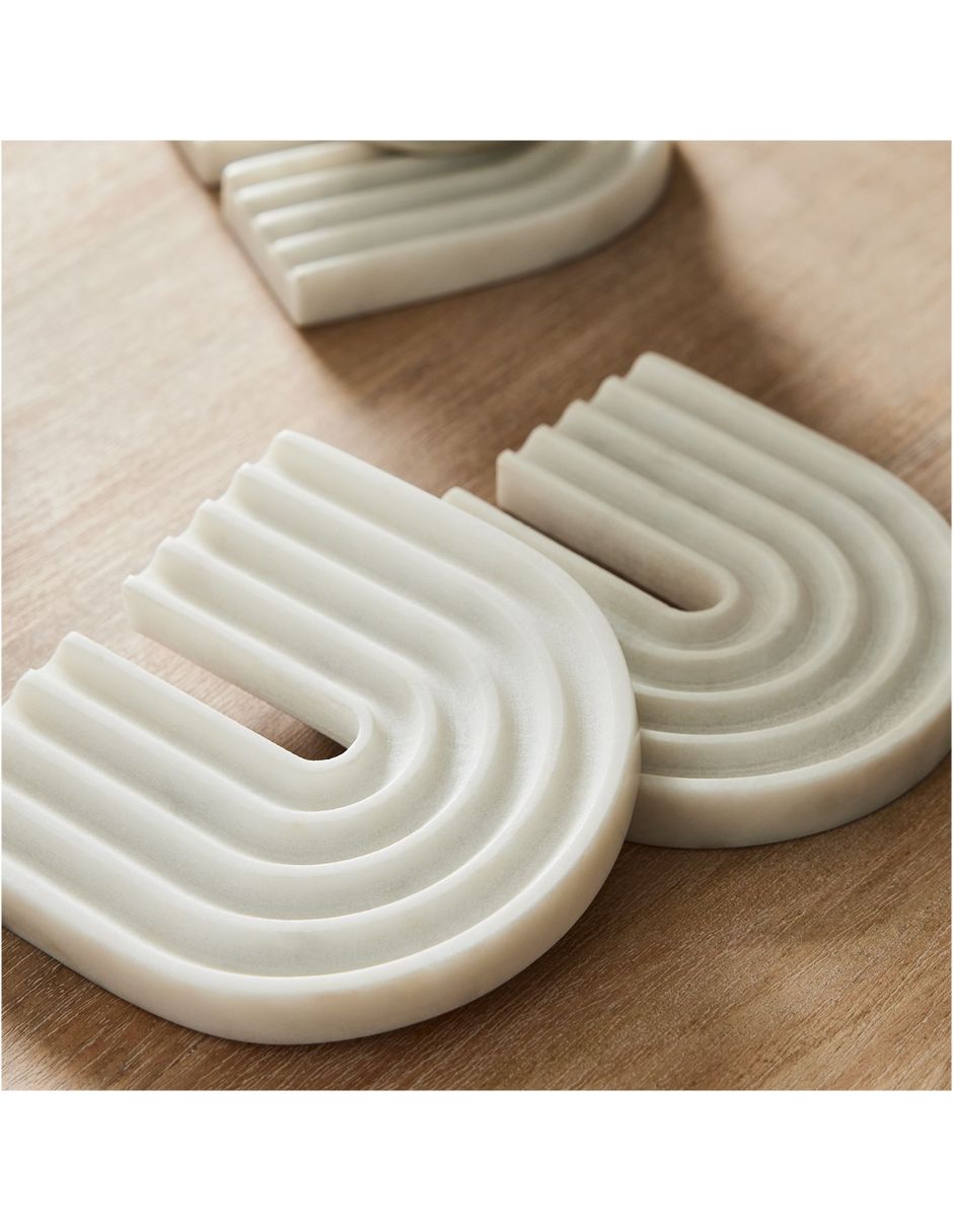 Set de portavasos Grooved Coaster 4 piezas 2
