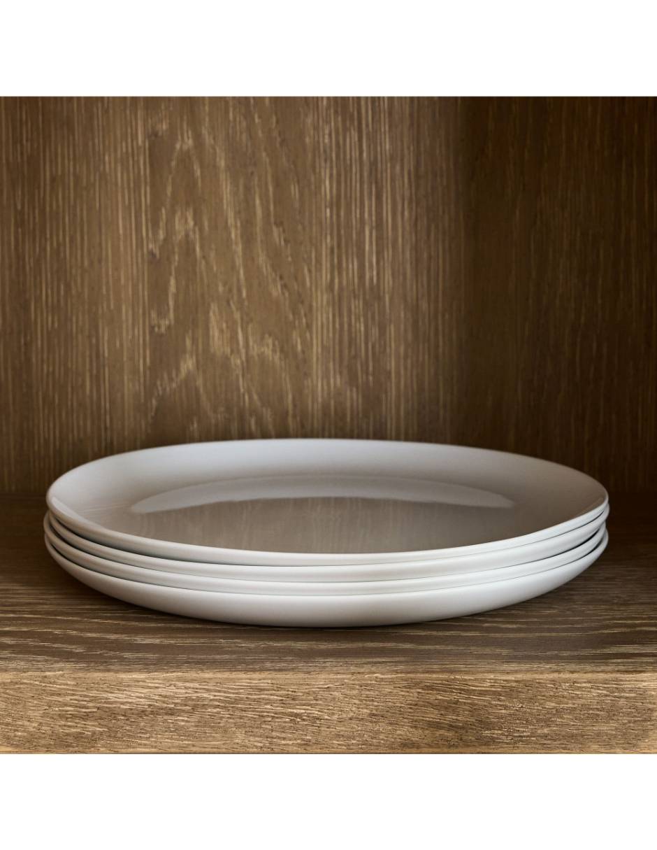 Plato trinche Pure Metallic Dinnerware Collect de gres 1