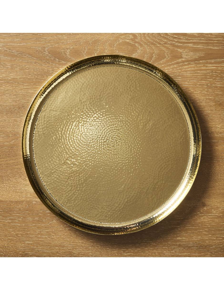 Platón Hammered de metal
