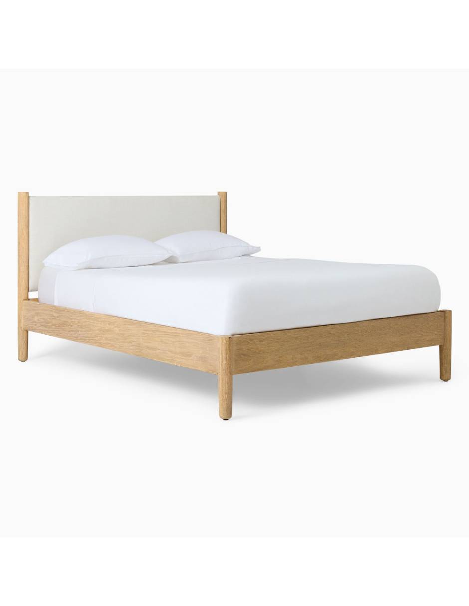 Cama Hargrove de madera king size 7