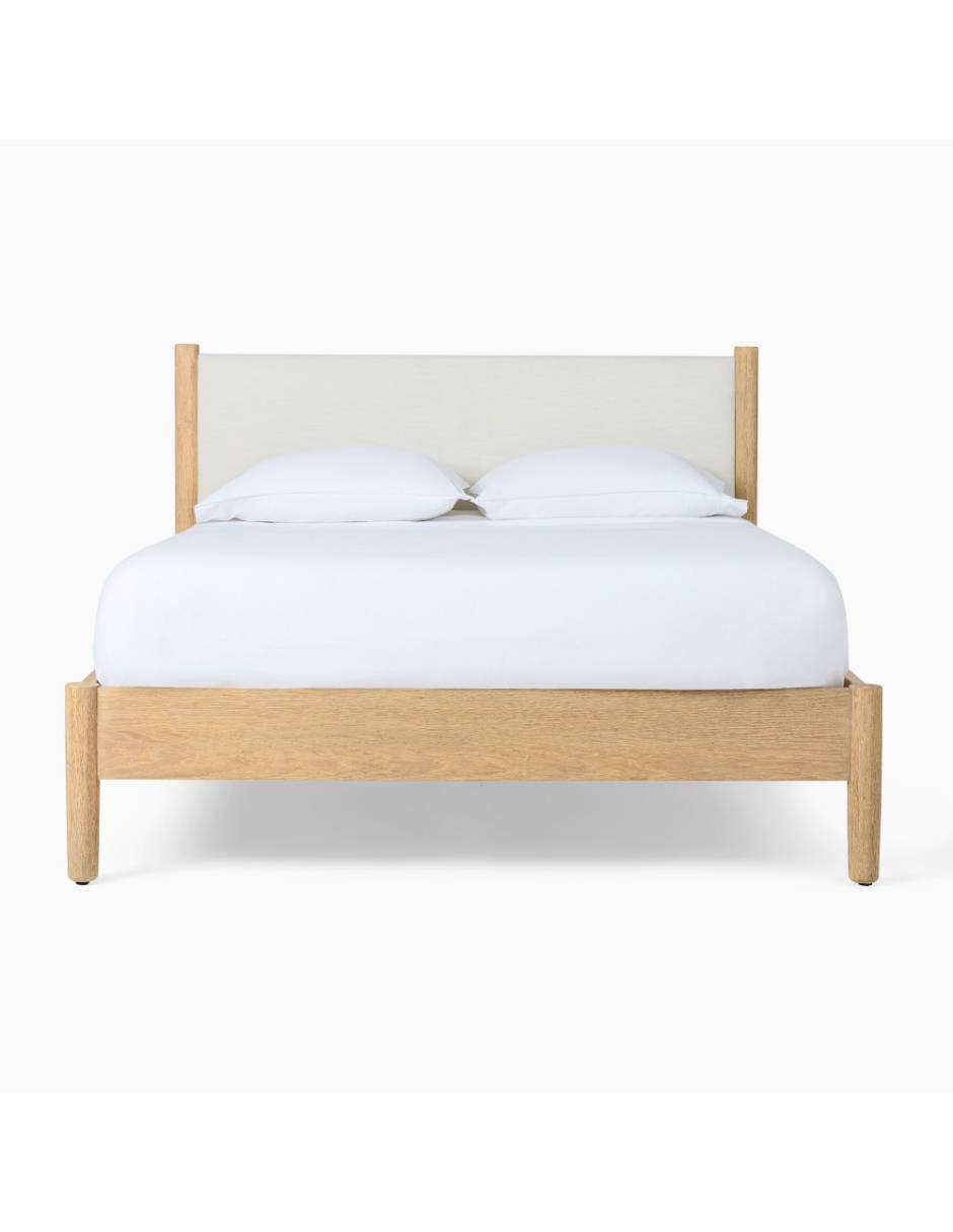 Cama Hargrove de madera king size 9