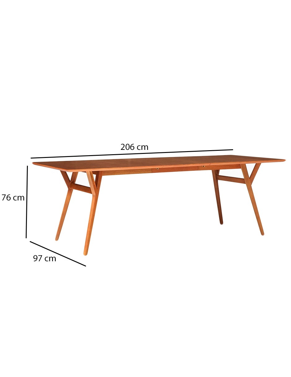 Mesa extensible Mid-Century